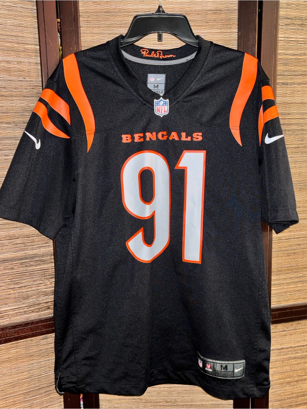 Official Nike Cincinnati Bengals Jersey- Black